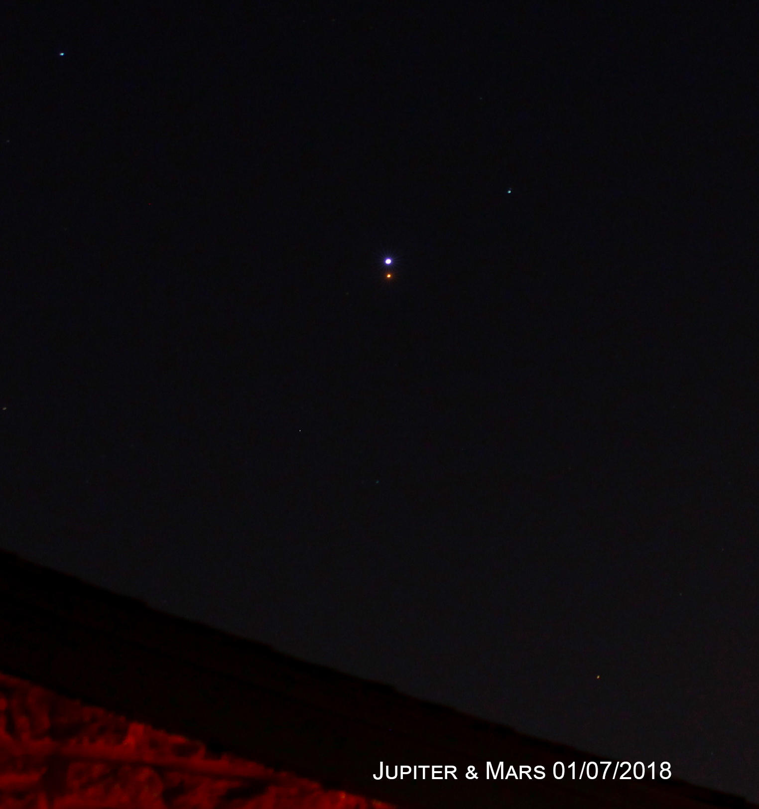 Mars - Jupiter (Jan 2018)