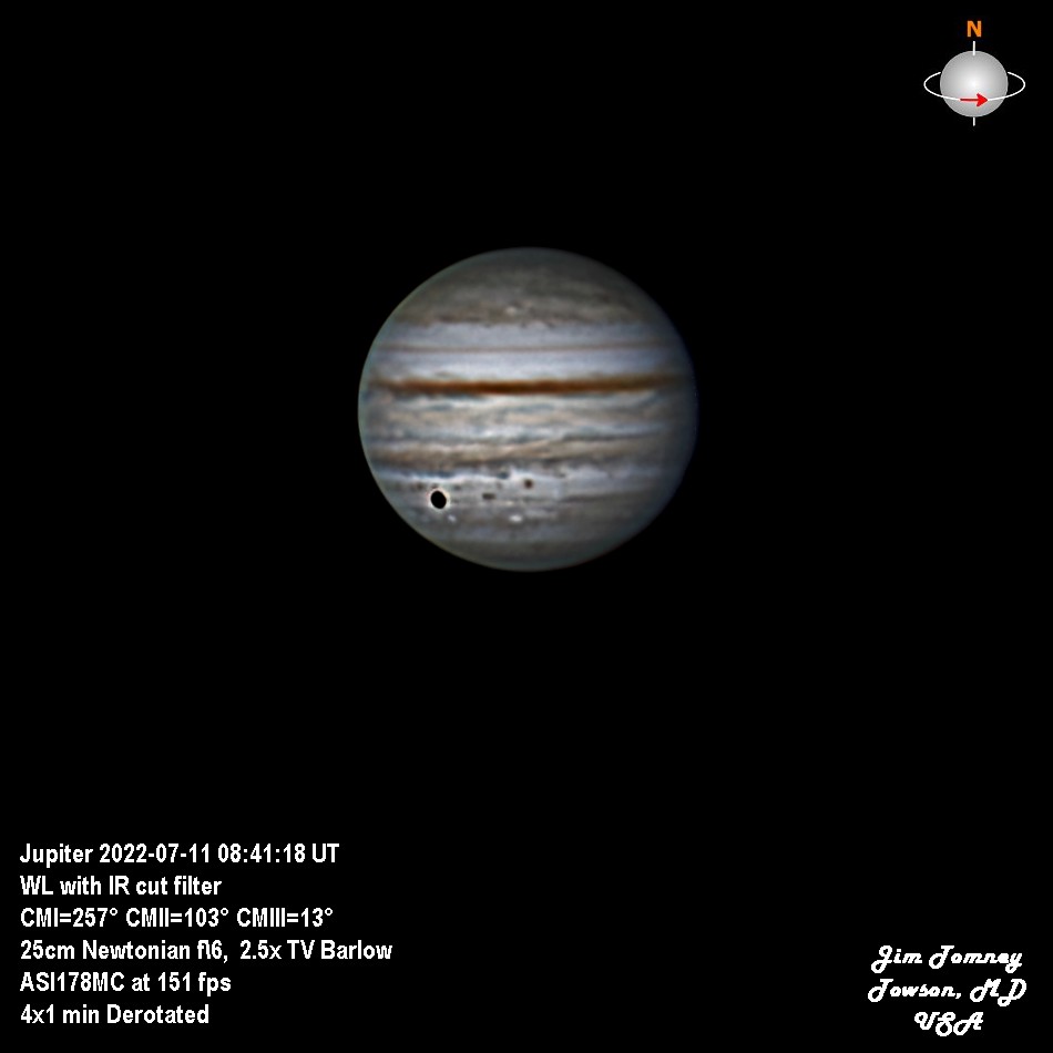Jupiter with Ganymede Shadow